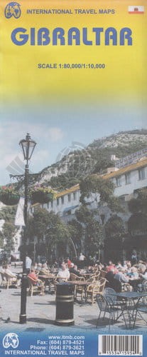 Gibraltar. Plan miasta / Mapa samochodowo-turystyczna. ITMB