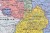 Niemcy 1:1 000 000. Mapa ścienna administracyjna. Fragment 4
