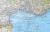 Francja, Belgia, Holandia, Anglia, Walia 1:1 953 000. Mapa ścienna polityczna wydawnictwa National Geographic. Fragment 7