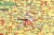 Niemcy 1:500 000. Mapa ścienna. Kody pocztowe. Postleit-Karte. Fragment 3