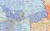 Austria 1:620 000. Mapa kodowa w wersji do wpinania wydawnictwa Stiefel. Fragment 2
