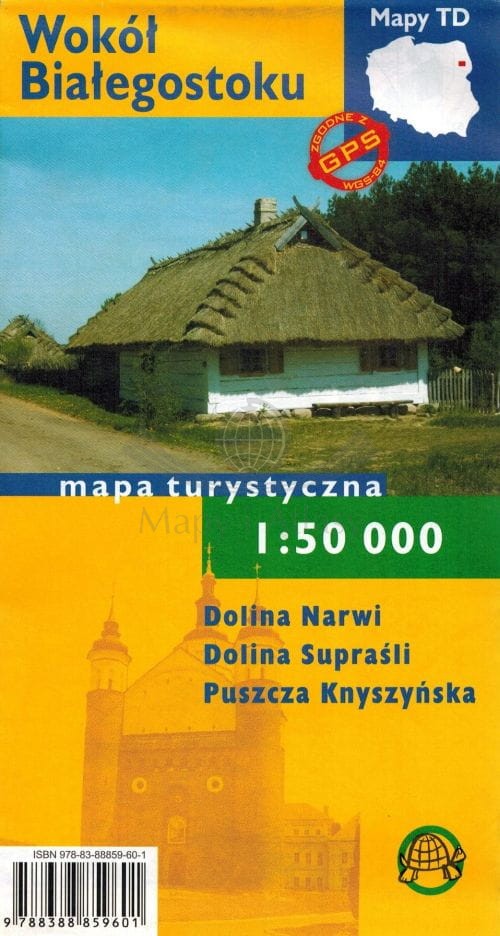 Wokół Białegostoku 1:50 000. Mapa turystyczna. TD Mapy