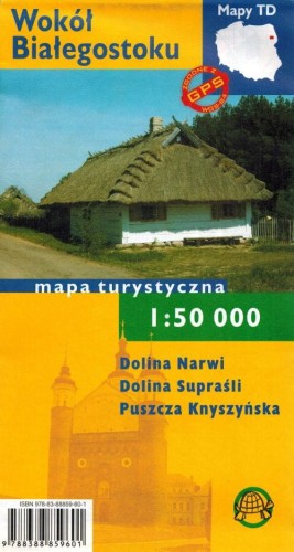 Wokół Białegostoku Mapa turystyczna 2012 TD Mapy.jpg