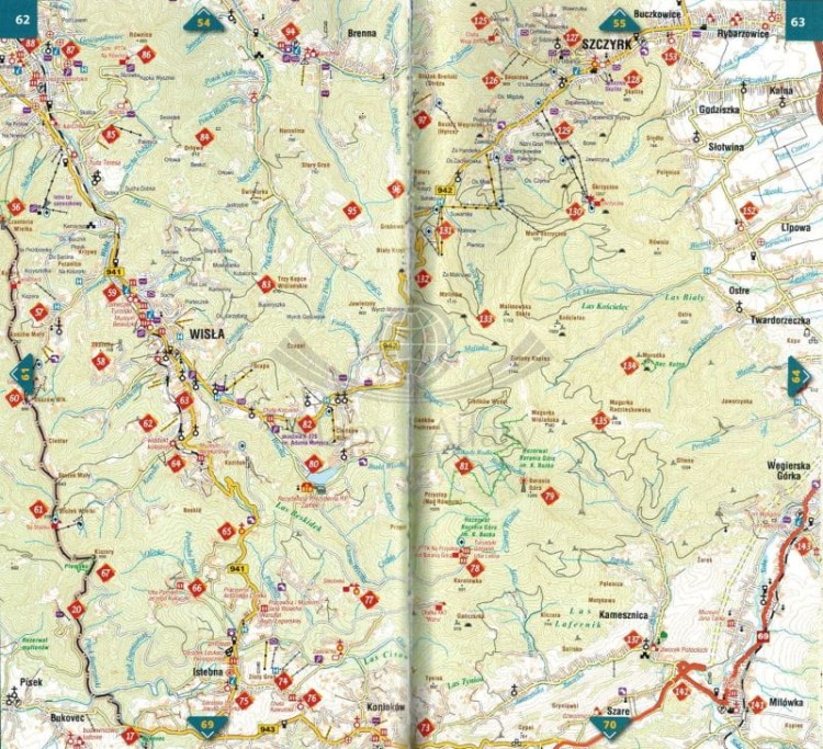 Beskidy. Przewodnik po atrakcjach z mapą wydawnictwa Galileos. Przykładowe strony 3