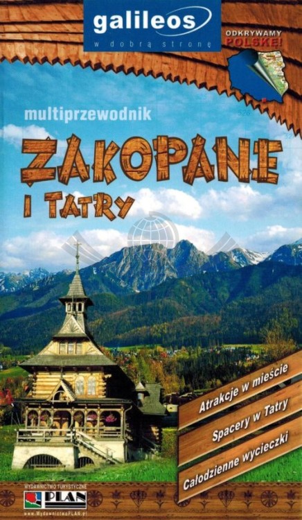 Zakopane. Ilustrowany multiprzewodnik z mapami wydawnictwa Galileos. Okładka