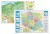 Polska. Dwustronna mapa ścienna midi. Fizyczna/administracyjna