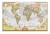 Świat 1:29 811 000. Mapa ścienna polityczna, ekskluzywna. Laminat matowy. Wydawnictwo: National Geographic