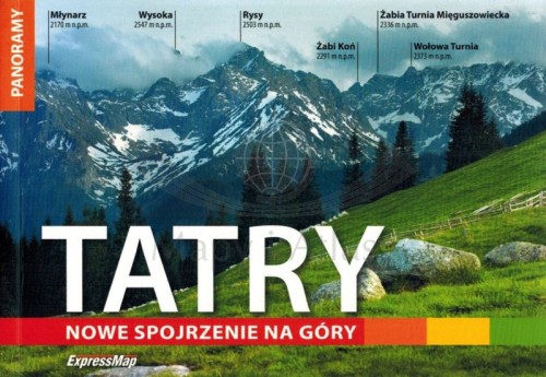 Tatry. Nowe spojrzenie na góry. Panoramy wydawnictwa ExpressMap. Okładka