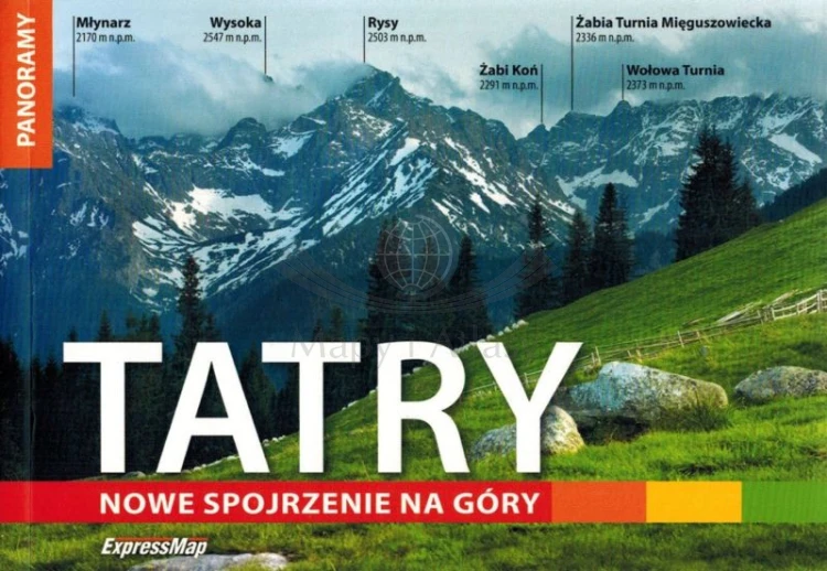 Tatry. Nowe spojrzenie na góry. Panoramy wydawnictwa ExpressMap. Okładka