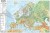 Europa. Dwustronna mapa podręczna. Fizyczna/polityczna. Strona fizyczna