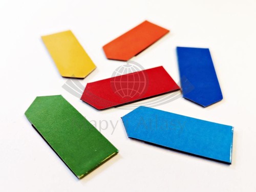 Znaczniki magnetyczne / zakładki magnesowe do książek Classic Plus. 6 szt