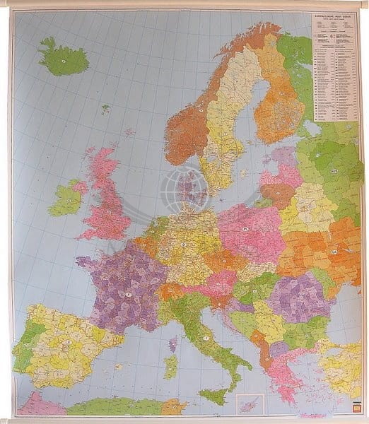 Europa 1:3 700 000. Mapa ścienna kodowa wydawnictwa Freytag & Berndt