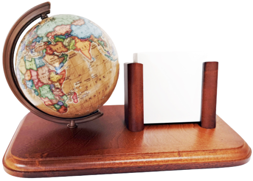 Globus. Pojemnik na karteczki