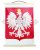 Godło Polski. Plansza edukacyjna. Drewniane półwałki