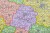 Polska. Mapa fizyczna i administracyjna. Dwustronna podkładka na biurko. Strona administracyjna - fragment 1