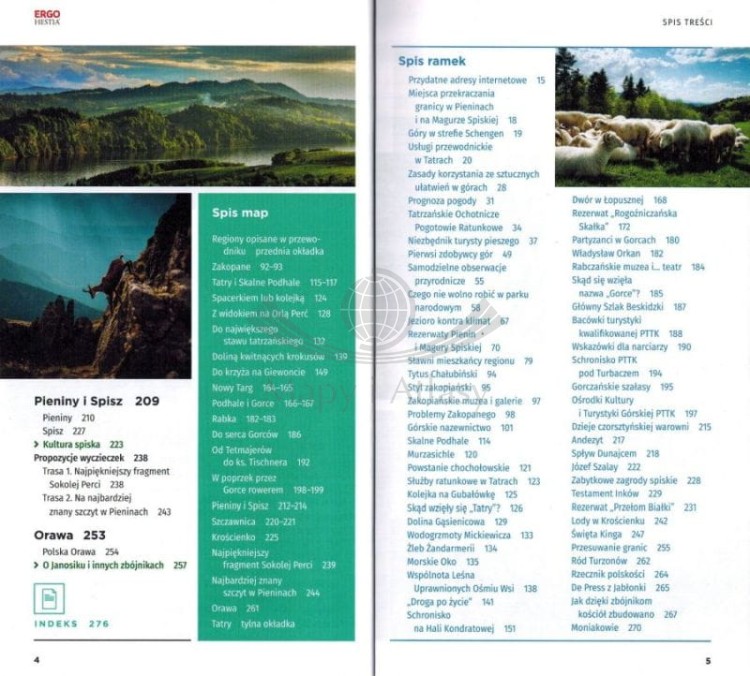 Tatry, Gorce, Pieniny, Orawa i Spisz. Przewodnik travelbook wydawnictwa Bezdroża. Spis treści 2