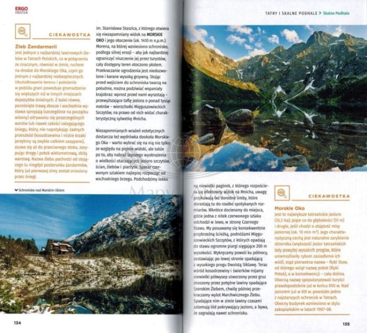 Tatry, Gorce, Pieniny, Orawa i Spisz. Przewodnik travelbook wydawnictwa Bezdroża. Przykładowe strony 2