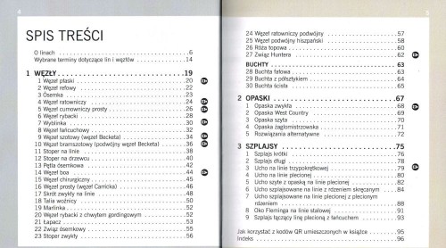 Węzły w praktyce żeglarskiej. Poradnik wydawnictwa Nautica. Spis treści