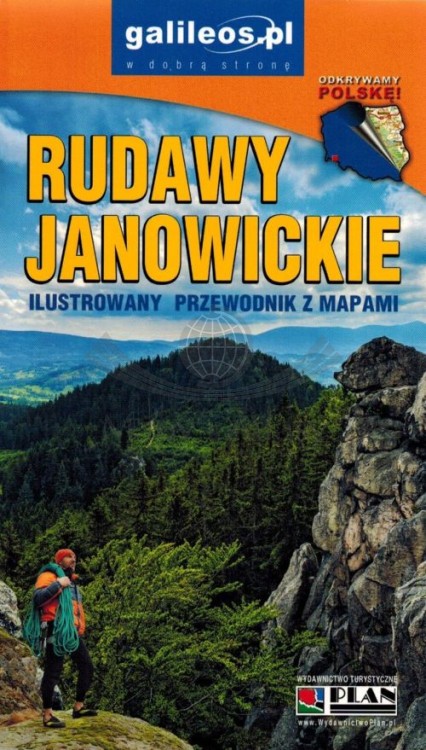 Rudawy Janowickie. Ilustrowany przewodnik z mapami wydawnictwa Galileos. Okładka