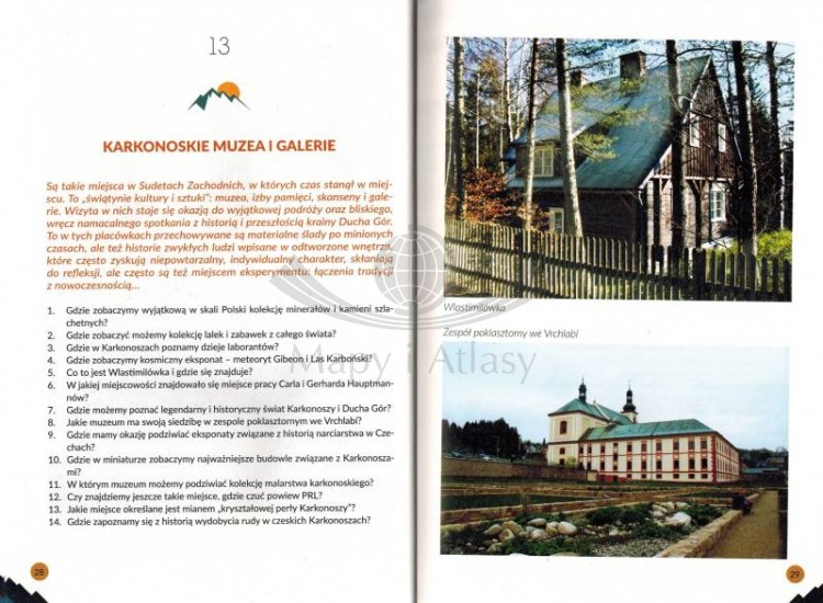 555 zagadek o Karkonoszach. Waldemar Brygier i Anna Zygma. Książka wydawnictwa Bezdroża. Przykładowe pytania 2