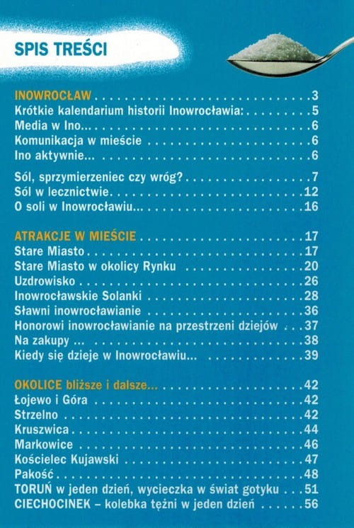 Inowrocław. Przewodnik wydawnictwa Galileos. Spis treści