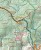 Góry Złote, Rychlebske Hory. Laminowana mapa turystyczna wydawnictwa Compass. Fragment 1