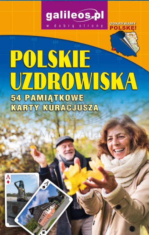 Polskie uzdrowiska. 54 pamiątkowe karty do gry. Galileos