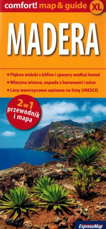 Madera. Laminowana mapa samochodowo-turystyczna + Miniprzewodnik wydawnictwa ExpressMap. Okładka