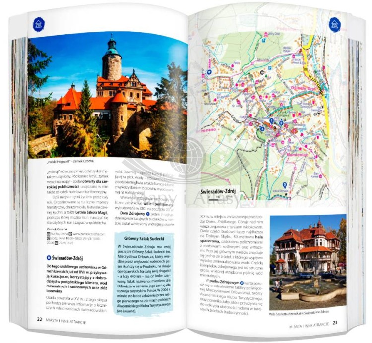 Karkonosze i Góry Izerskie. Przewodnik light + laminowana mapa wydawnictwa ExpressMap. Przykładowe strony 3