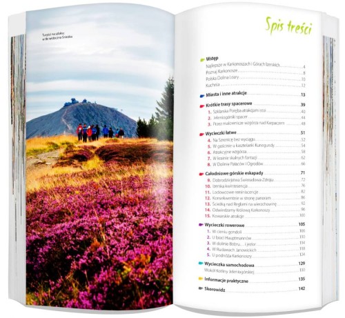 Karkonosze i Góry Izerskie. Przewodnik light + laminowana mapa wydawnictwa ExpressMap. Spis treści