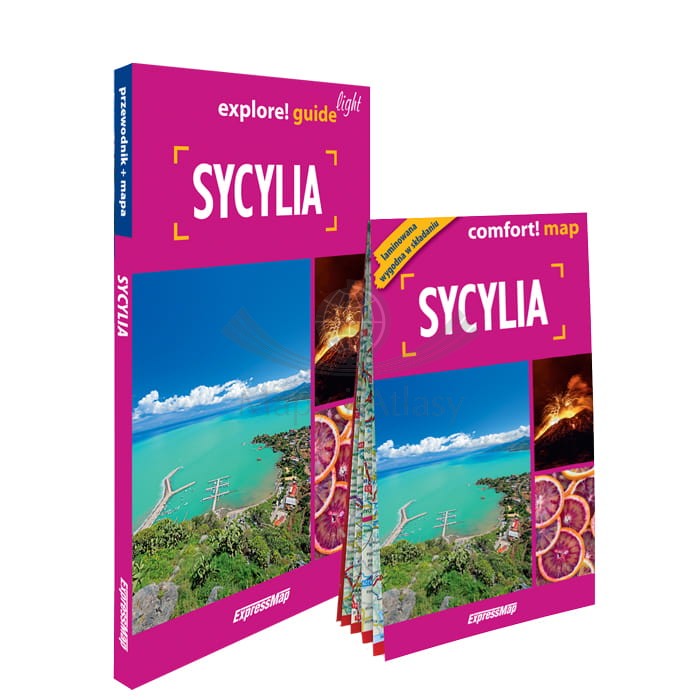 Sycylia. Przewodnik light + laminowana mapa wydawnictwa ExpressMap. Okładka