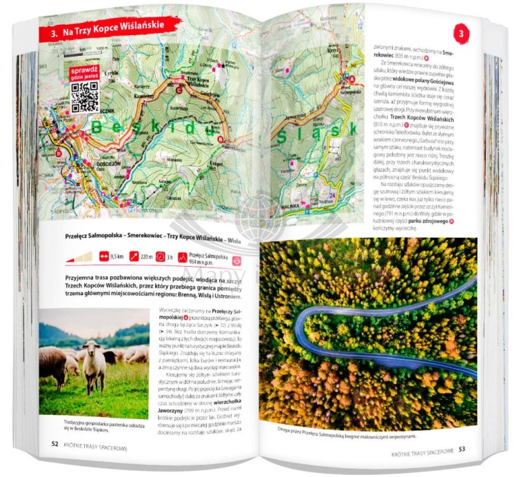 Beskid Śląski. Przewodnik light + laminowana mapa wydawnictwa ExpressMap. Przykładowe strony 4