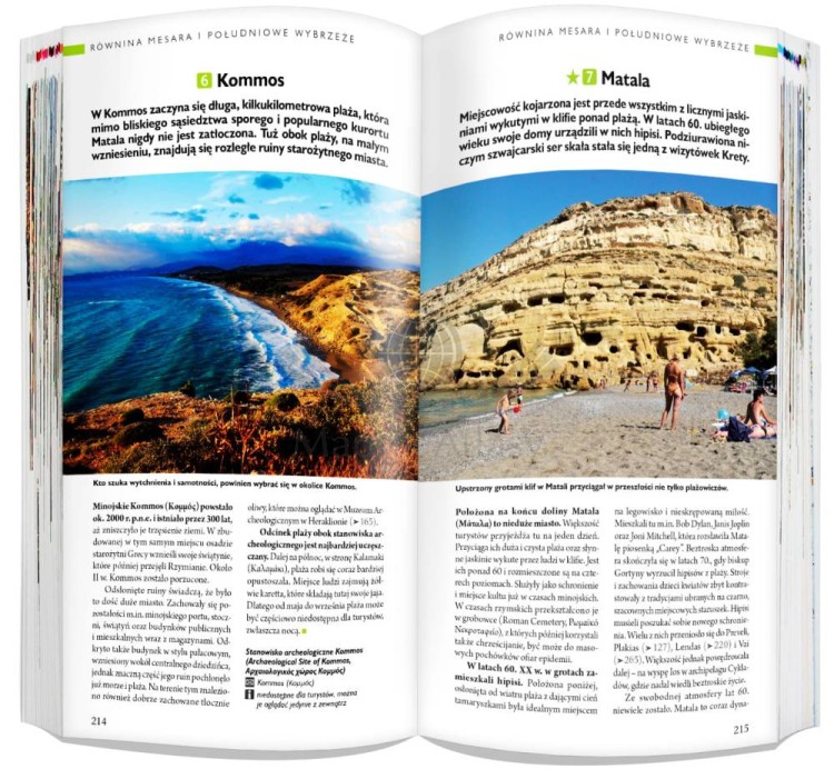 Kreta 3 w 1. Przewodnik, atlas i laminowana mapa turystyczna wydawnictwa ExpressMap. Przykładowe strony 3