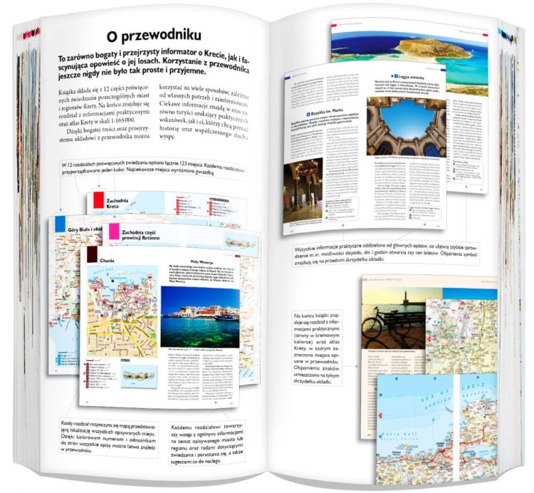 Kreta 3 w 1. Przewodnik, atlas i laminowana mapa turystyczna wydawnictwa ExpressMap. Informacje o przewodniku