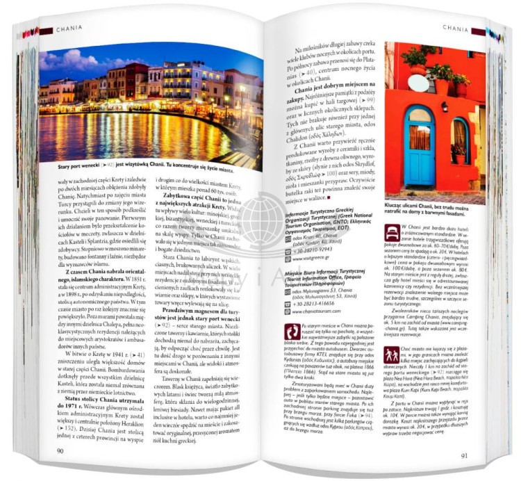 Kreta 3 w 1. Przewodnik, atlas i laminowana mapa turystyczna wydawnictwa ExpressMap. Przykładowe strony 1