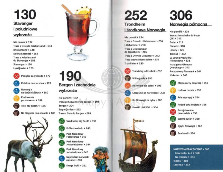 Norwegia. Przewodnik travel&style wydawnictwa Bezdroża. Spis treści 2