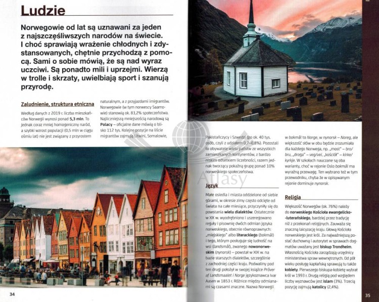 Norwegia. Przewodnik travel&style wydawnictwa Bezdroża. Przykładowe strony 2