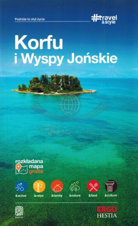 Korfu i Wysypy Jońskie. Przewodnik travel&style wydawnictwa Bezdroża. Okładka