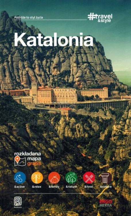 Katalonia. Przewodnik travel&style wydawnictwa Bezdroża. Okładka