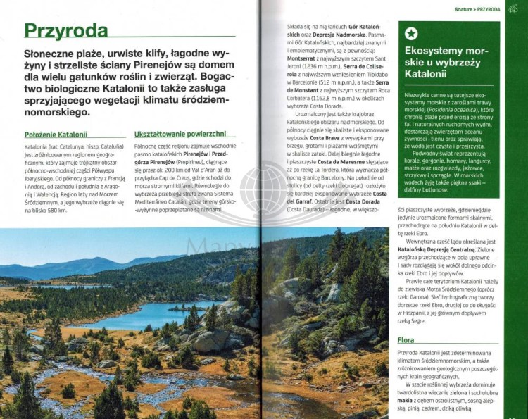 Katalonia. Przewodnik travel&style wydawnictwa Bezdroża. Przykładowe strony 2