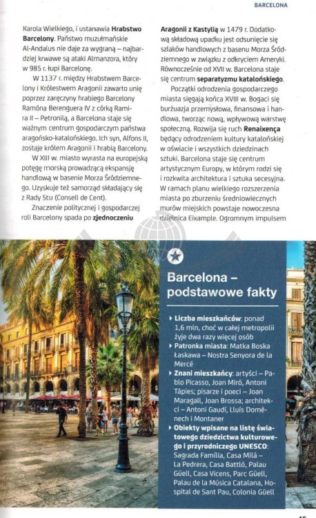 Katalonia. Przewodnik travel&style wydawnictwa Bezdroża. Przykładowa strona 4