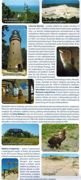 Słowiński Park Narodowy. Mapa turystyczna wydawnictwa Galileos. Informator