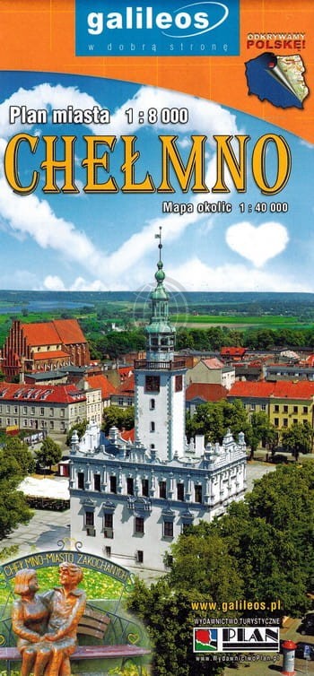 Chełmno i okolice. Plan miasta / Mapa turystyczna. Galileos