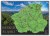 Beskid Śląski. Mapa zdrapka - częściowo zdrapana