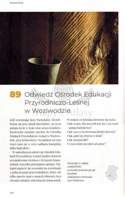 Bucket list Kaszuby i Bory Tucholskie. 100 nieoczywistych miejsc i doświadczeń. Album wydawnictwa Pascal. Przykładowa strona 5