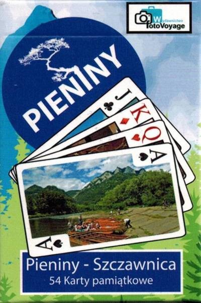 Pieniny. Pamiątkowe karty do gry wydawnictwa FotoVoyage