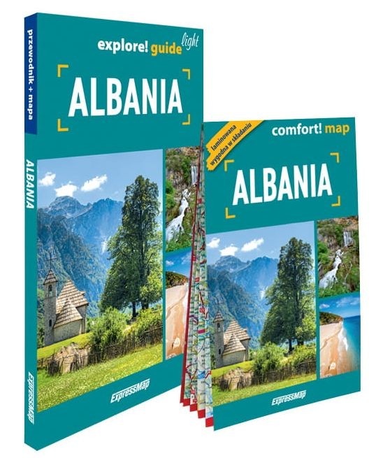 Albania. Przewodnik light + laminowana mapa wydawnictwa ExpressMap. Okładka