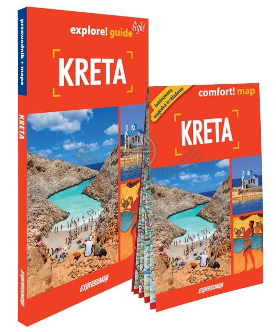 Kreta. Przewodnik light + laminowana mapa wydawnictwa ExpressMap. Okładka