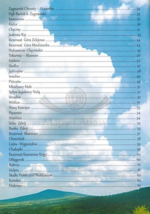 Województwo Świętokrzyskie. Przewodnik po atrakcjach wydawnictwa FotoVoyage. Spis treści 2