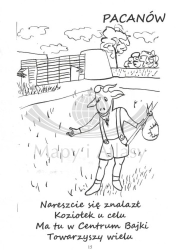 Świętokrzyskie. Kolorowanka - rymowanka dla dzieci wydawnictwa FotoVoyage. Przykładowa kolorowanka 1